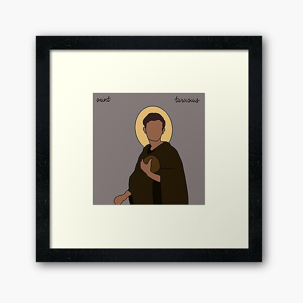 Vista previa del artículo con la obra «San Tarsicio», diseñado y vendido por KMumey Designs.