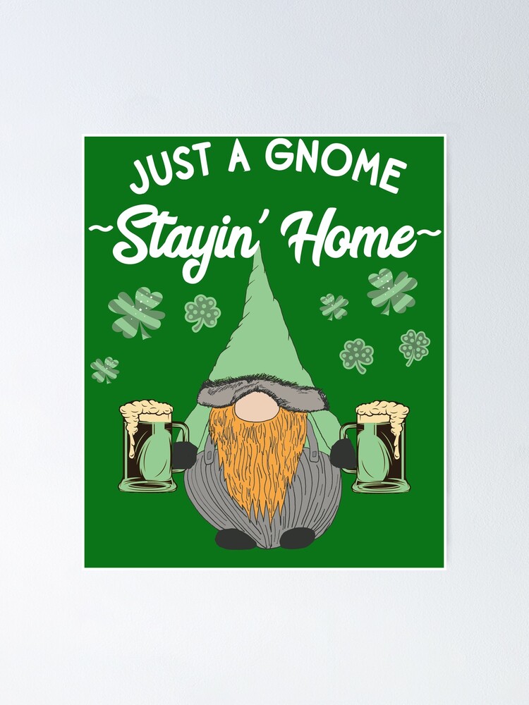 St. Patrick's Day Beer Drinking Gnome Tumbler