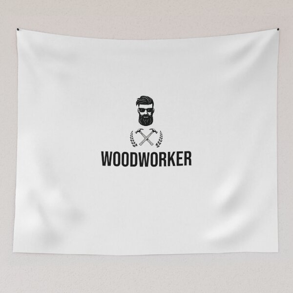 Item preview, Woodworker with Beard Bearded woodworker designed and sold by MerlinTea.