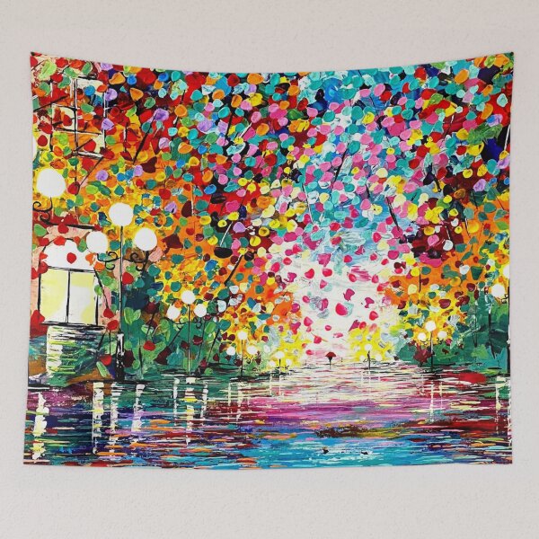 Item preview,  Abstract Autumn Rainy Day designed and sold by Sami Art Studio.