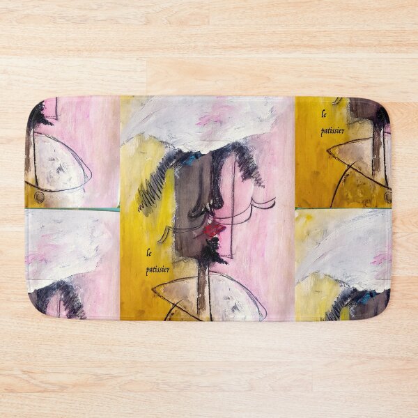 Item preview, Le Pâtissier-French Chef Baker Pastry Chef Painting designed and sold by RicciArts.