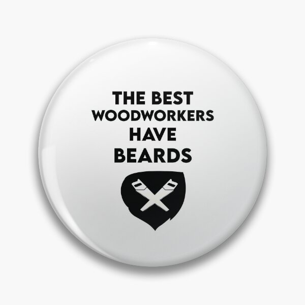 Item preview, woodworker with beard bearded woodworker designed and sold by MerlinTea.