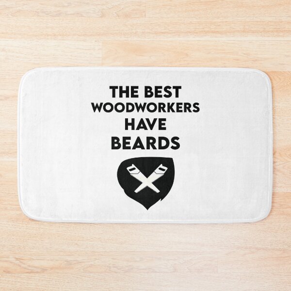Item preview, woodworker with beard bearded woodworker designed and sold by MerlinTea.