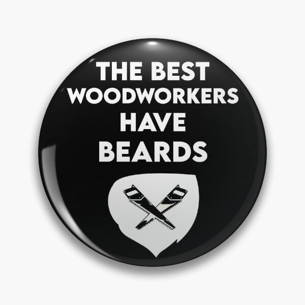 Item preview, woodworker with beard bearded woodworker designed and sold by MerlinTea.