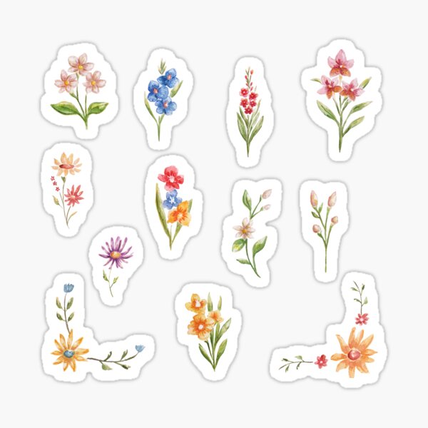 Cute Journal Stickers (7 Pack) Sticker for Sale by concertculture