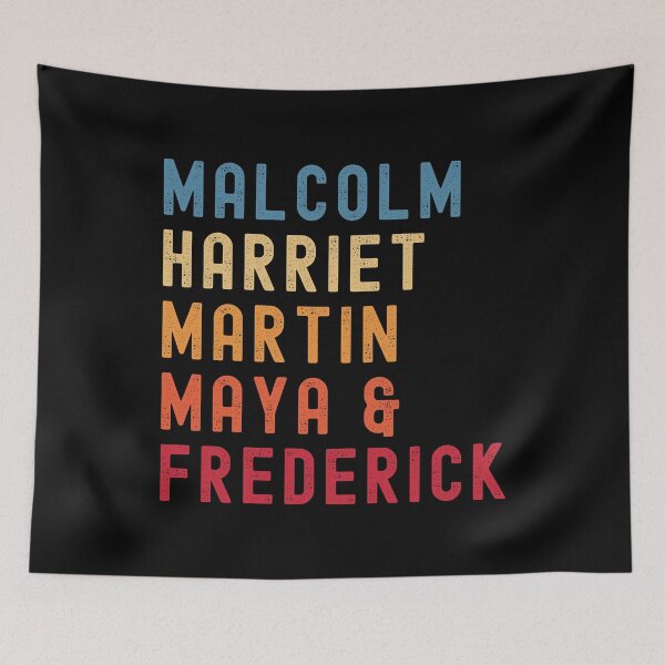 Item preview, Malcolm Harriet Martin Maya Frederick Black Leaders designed and sold by RandomStuffShop.