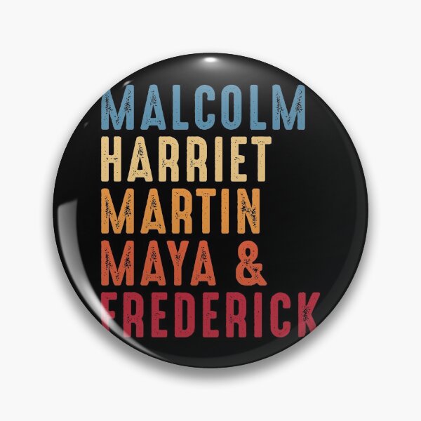 Item preview, Malcolm Harriet Martin Maya Frederick Black Leaders designed and sold by RandomStuffShop.