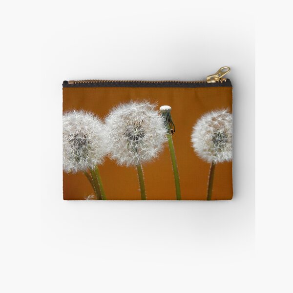 Item preview, Three wishes and three dandelions orange background  designed and sold by Stephanie  Skeem.