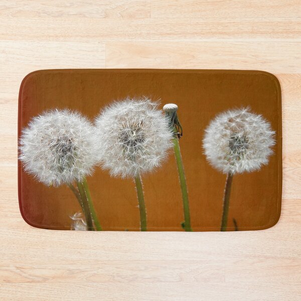 Item preview, Three wishes and three dandelions orange background  designed and sold by Stephanie  Skeem.