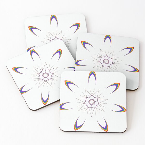 Item preview, Rainbow Flower Print designed and sold by artisky.