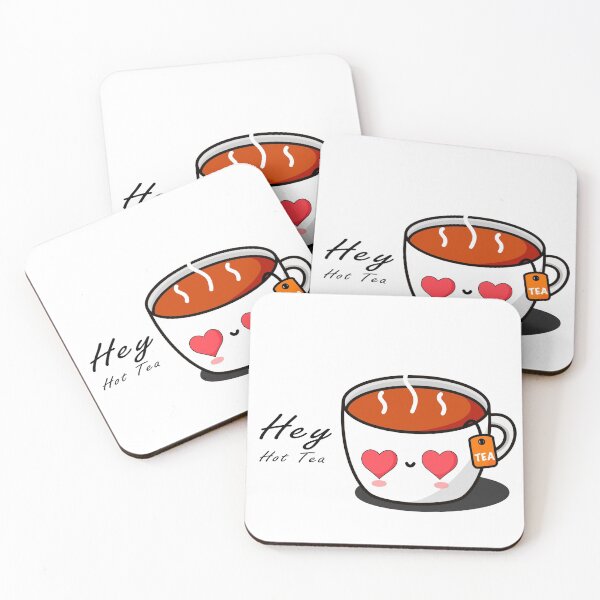 Item preview, Hey Hot Tea || Cute Cartoon Hot Cup of Tea  designed and sold by cookingwithten.