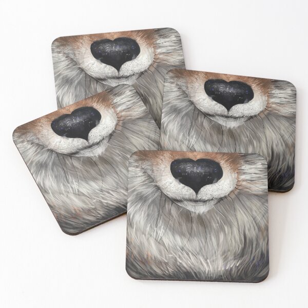 Item preview, Coyote black heart nose designed and sold by Caricaturas.