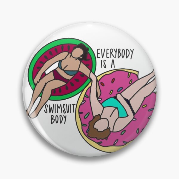 Item preview, Everybody is a Swimsuit Body designed and sold by Race Day.