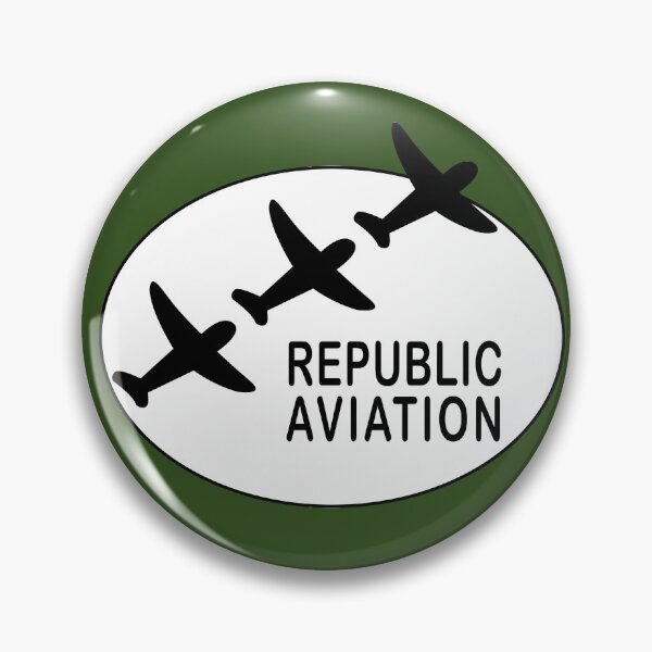 Item preview, Republic Aviation Repro Logo (White Ver.)  designed and sold by warbirdwear.