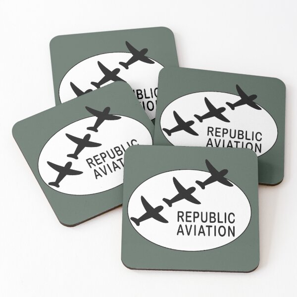 Item preview, Republic Aviation Repro Logo (White Ver.)  designed and sold by warbirdwear.