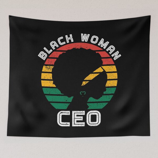Item preview, Black Woman CEO African American Female Entrepreneur designed and sold by RandomStuffShop.