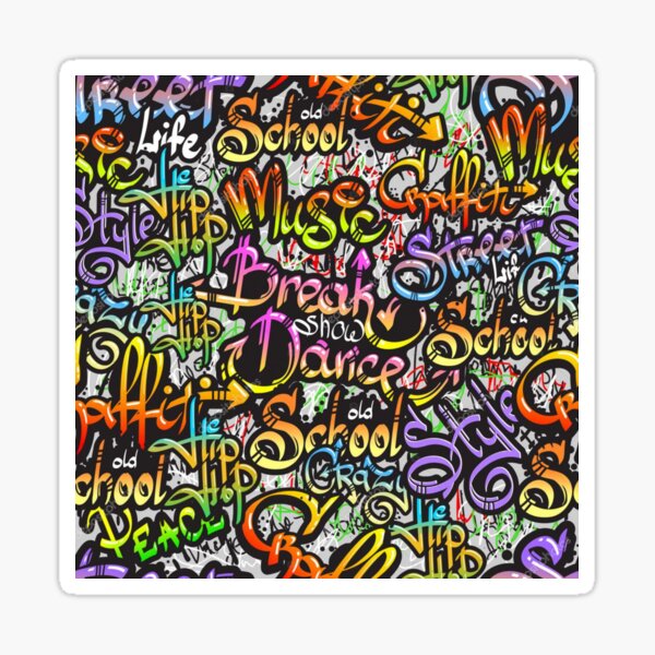 Arte grafiti Pegatina