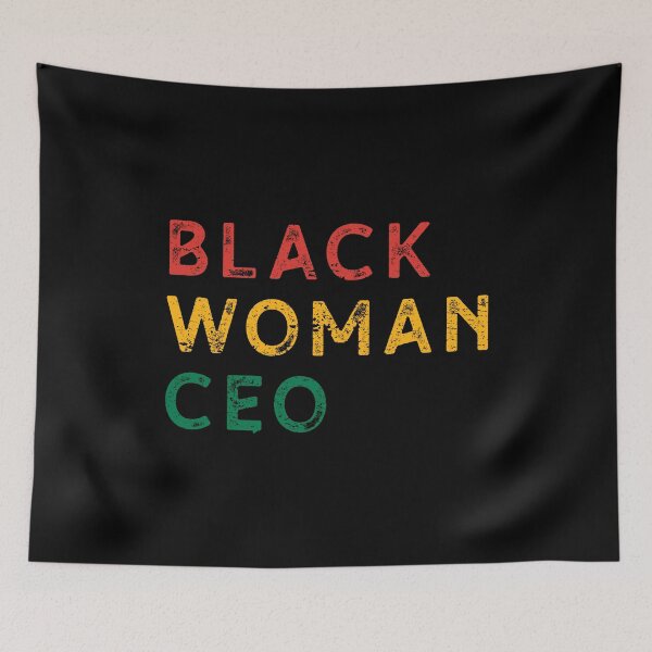 Item preview, Black Woman CEO African American Female Entrepreneur designed and sold by RandomStuffShop.