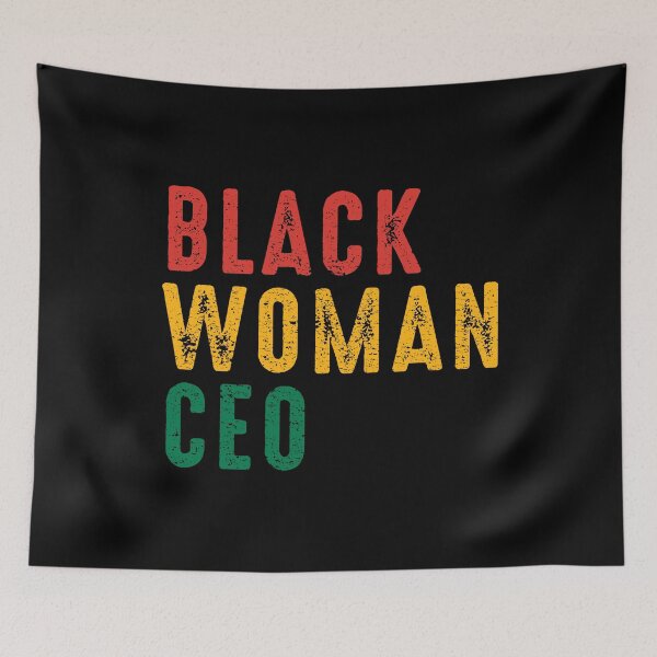 Item preview, Black Woman CEO African American Female Entrepreneur designed and sold by RandomStuffShop.