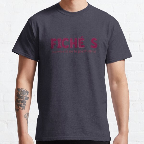 SHEET S (psychiatric survivor) raspberry Classic T-Shirt