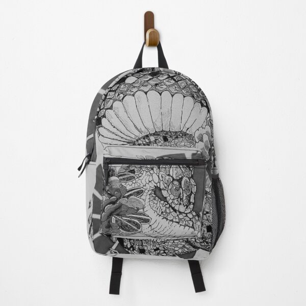 Item preview, Centered B&W Japanese snake designed and sold by mcac1d.