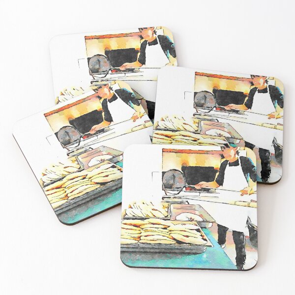 Item preview, Istituto Emiliani: girl makes bread designed and sold by Giuseppe Cocco.