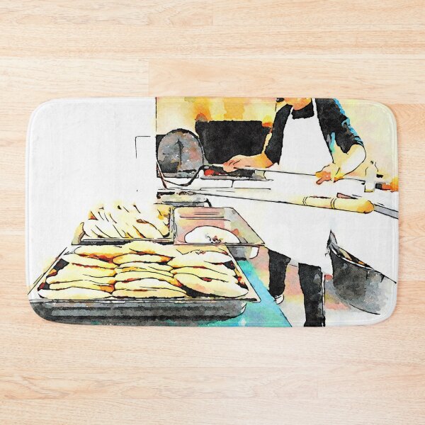 Item preview, Istituto Emiliani: girl makes bread designed and sold by Giuseppe Cocco.
