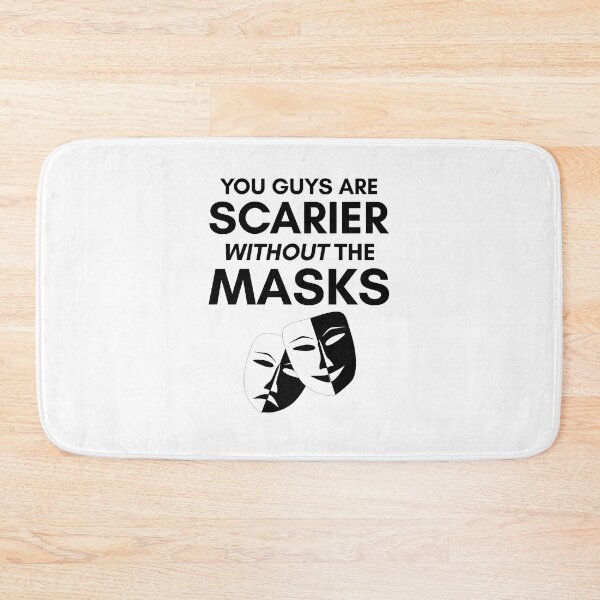 Item preview, The Umbrella Academy-Inspired "Scarier Without The Masks" designed and sold by mulberrydragon.