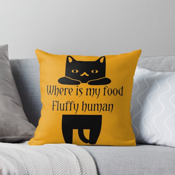 Item preview, Wher is my food fluffy human  designed and sold by MOHAMED  RAGAB.