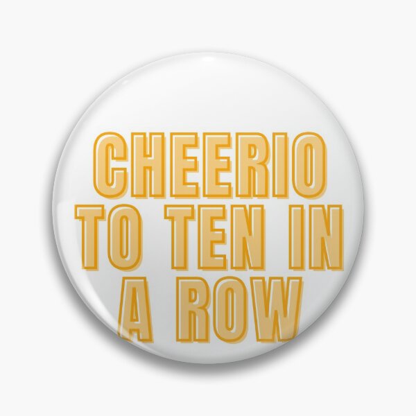 Item preview, Cheerio to 10 in a row designed and sold by EvieFinn.