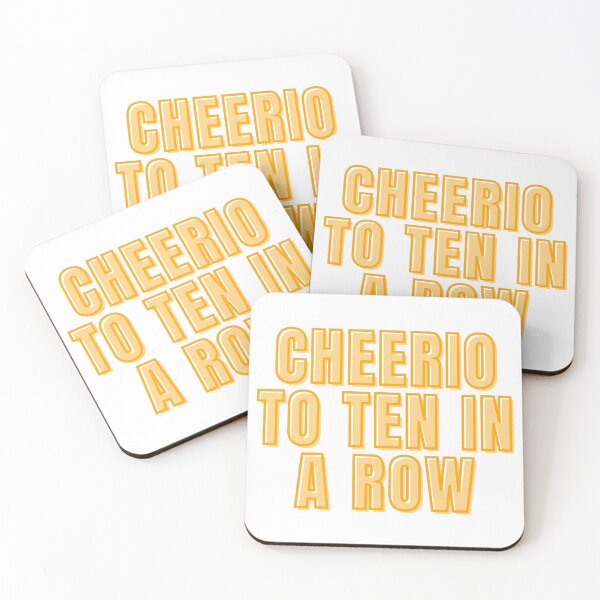 Item preview, Cheerio to 10 in a row designed and sold by EvieFinn.