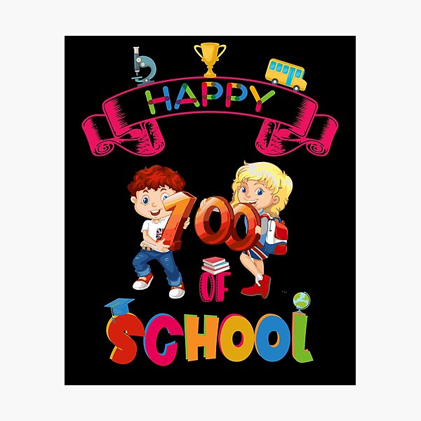 Item preview, Happy 100 Days Of School designed and sold by Ismaibeen.