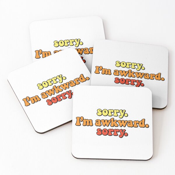 Item preview, Sorry I'm Awkward Sorry designed and sold by ColorRitual.