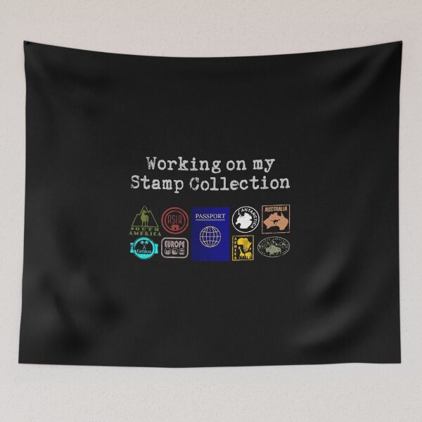 Item preview, Passport Stamp Collection designed and sold by CustomTravelArt.
