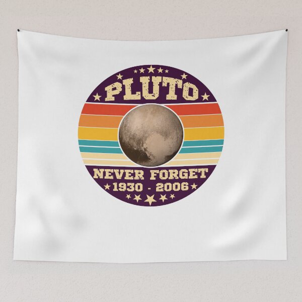 Item preview, Never Forget Pluto Shirt Retro Style Funny Space designed and sold by Renergie.
