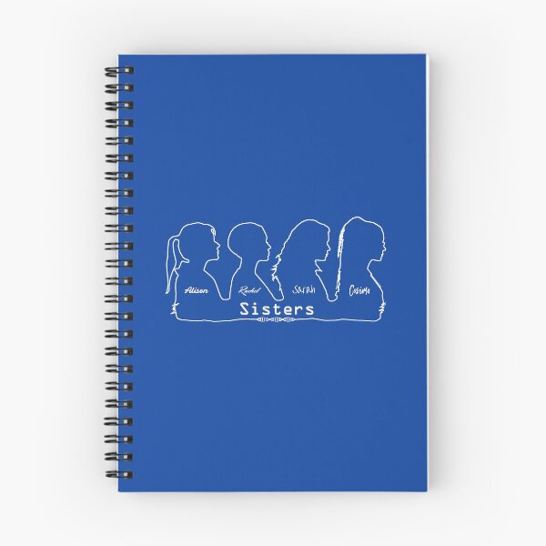Item preview, Outline of Orphan Black Sister Clones: Alison, Rachel, Sarah, Cosima  designed and sold by LaRoach Digital Arts.