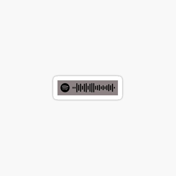 The Weeknd - Earned It (Fünfzig Graustufen) Spotify-Code Sticker