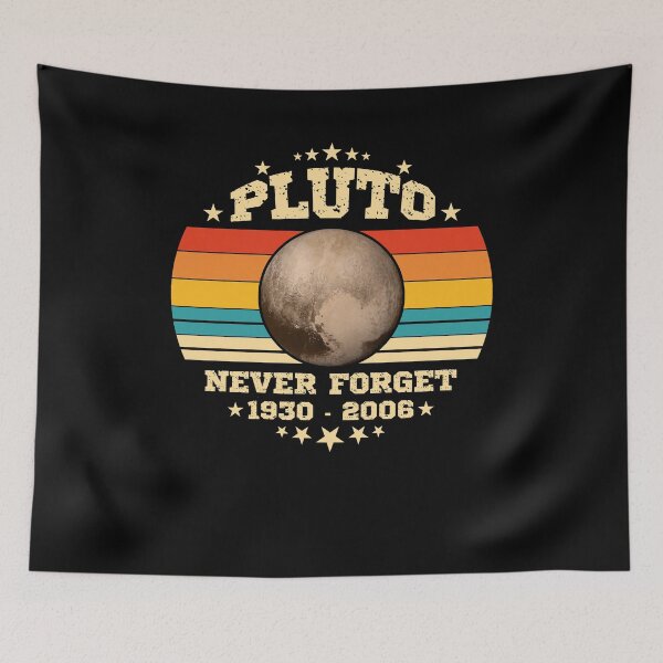 Item preview, Never Forget Pluto Shirt Retro Style Funny Space designed and sold by Renergie.