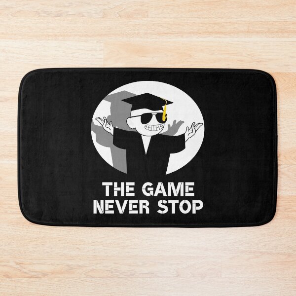 Item preview, The Game Never Stop Graduate Student designed and sold by Paulina Vanlife.