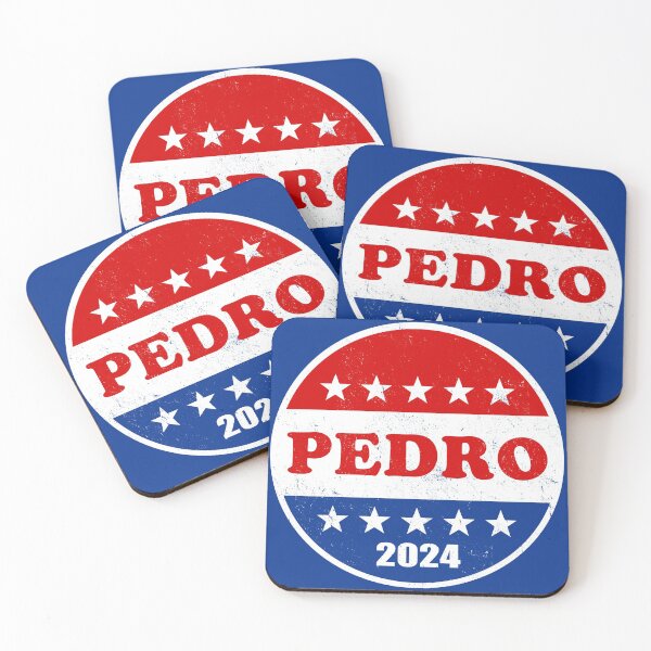 Item preview, Pedro 2024 Red White and Blue Voter Button  designed and sold by electrovista.