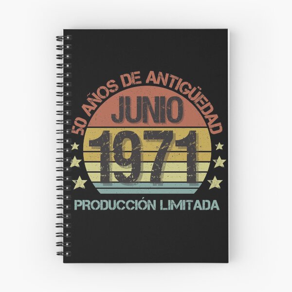 Item preview, Regalo de 50 cumpleaños para él o ella Nacido en junio de 1971 en español | Nacidos en junio 1971 Cumpleaños 50 Años Regalo de 50 Años designed and sold by InkItStudio.