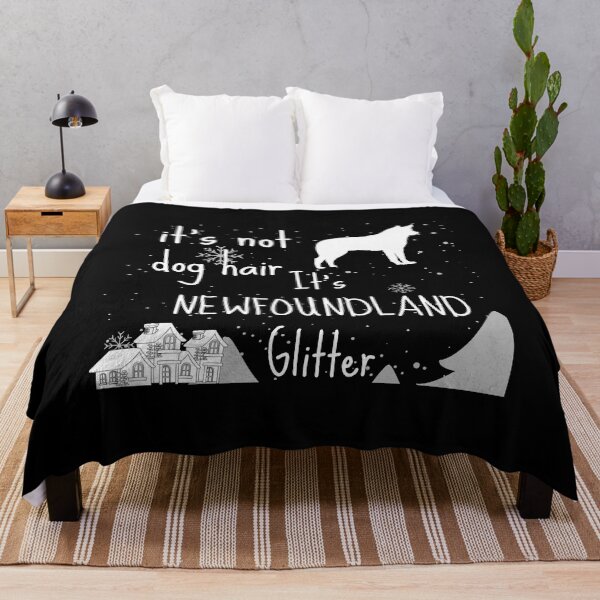 Item preview, its not dog hair its newfoundland glitter , dog lover gifts , dog lover quotes , dog lover personalized gifts designed and sold by artisserv.