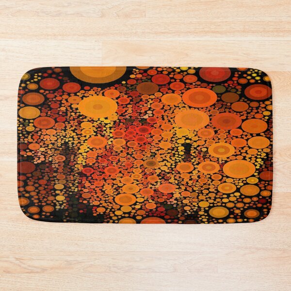 Item preview, Cute Aesthetic Orange Seamless Random Circle Dots Pattern Vector Graphic gift for digital art lover  designed and sold by AYACHI90.