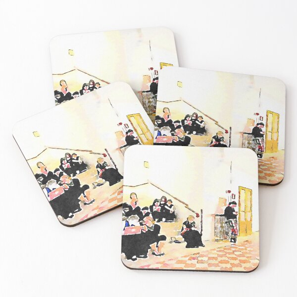 Item preview, Istituto Emiliani: tech girls sitting on the stairs designed and sold by Giuseppe Cocco.