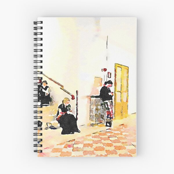 Item preview, Istituto Emiliani: tech girls sitting on the stairs designed and sold by Giuseppe Cocco.