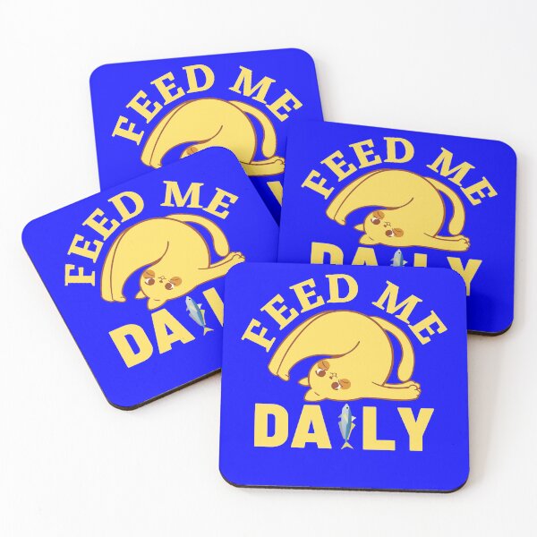 Item preview, Funny Cat: Feed Me Daily designed and sold by HappinessWorld.