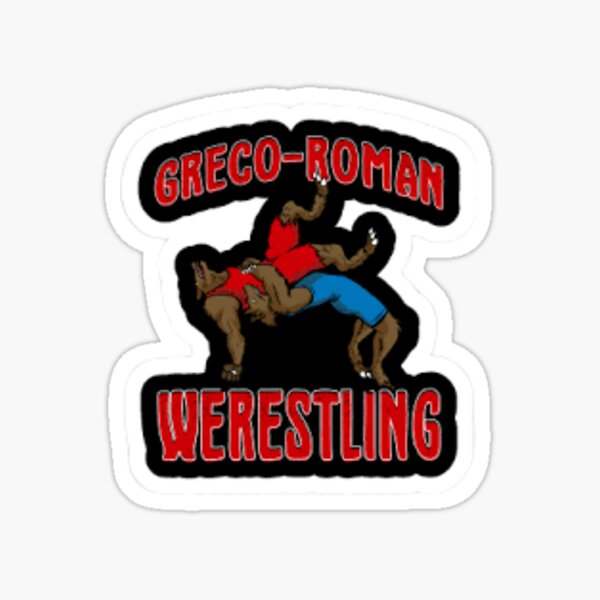 Greco Roman Wrestler Stickers for Sale