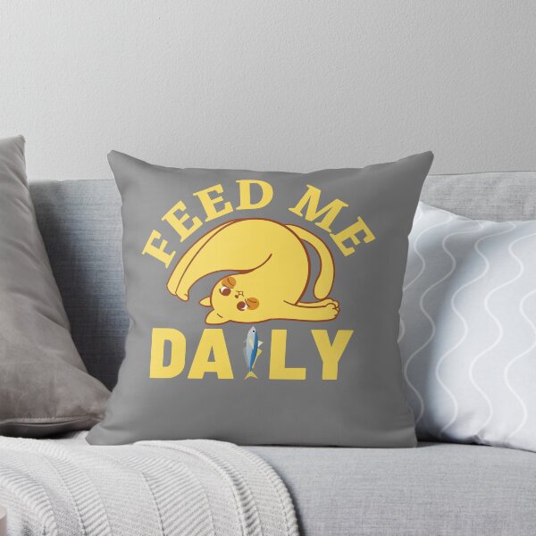 Item preview, Funny Cat: Feed Me Daily  designed and sold by HappinessWorld.