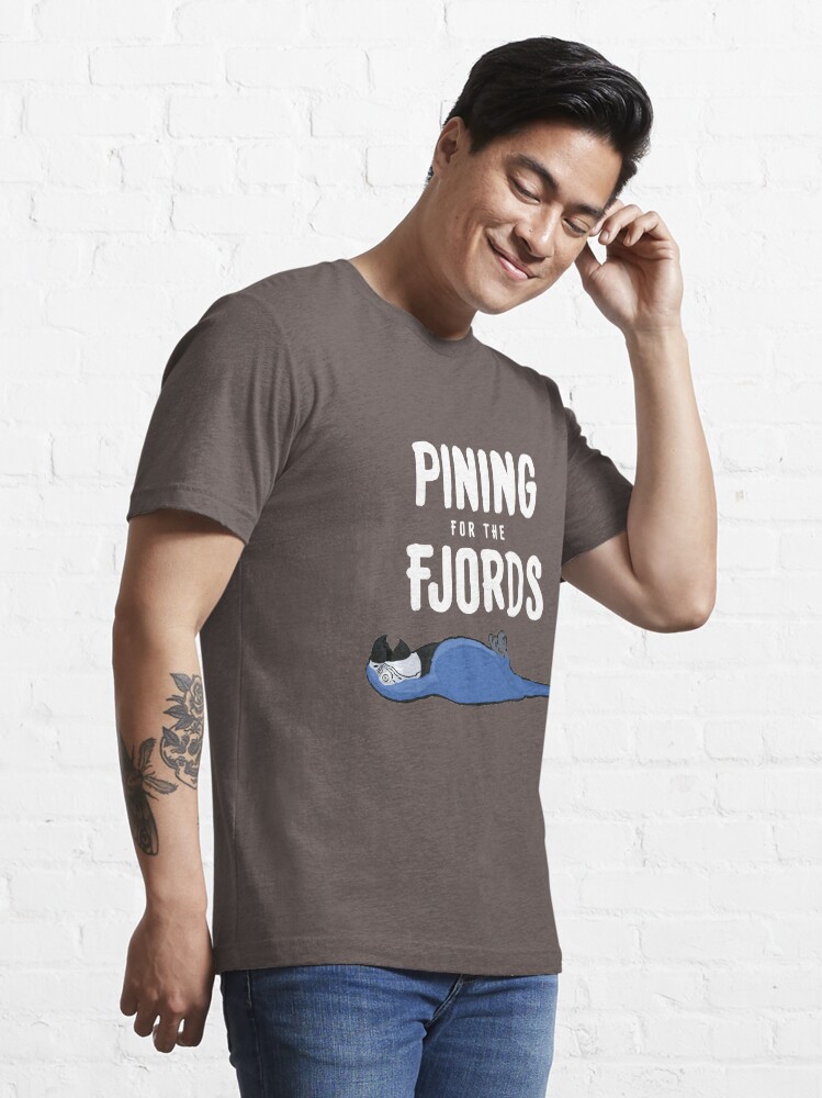  pining for the fjords monty python dead parrot sketch t shirt for