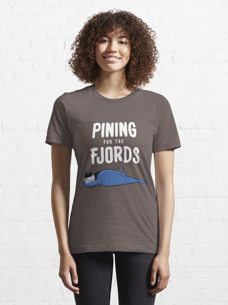 "Pining For The Fjords - Monty Python Dead Parrot Sketch" T-shirt For ...